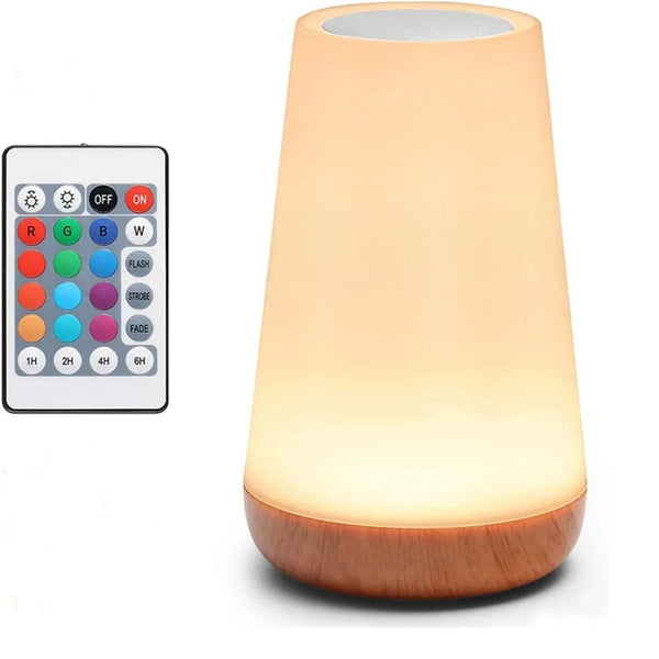 USB Rechargeable RGB Touch Night Light Lamp