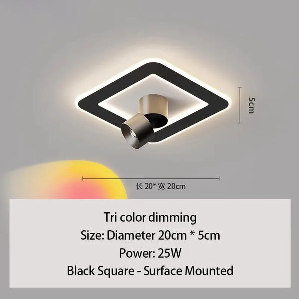 LED Sunset Ceiling Light – Projector Mood Lamp, 90-260V