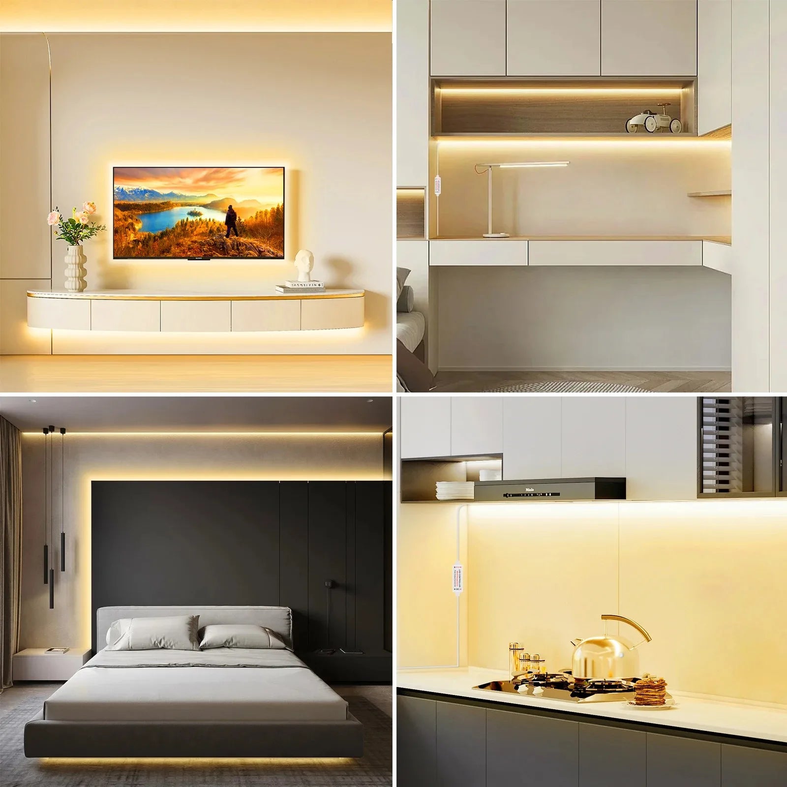 USB COB LED Strip Light – 5V, 320 LEDs/M, Flexible Tape