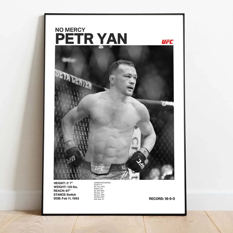 Boxing Legends Canvas Poster – ILIA TOPURIA Wall Art