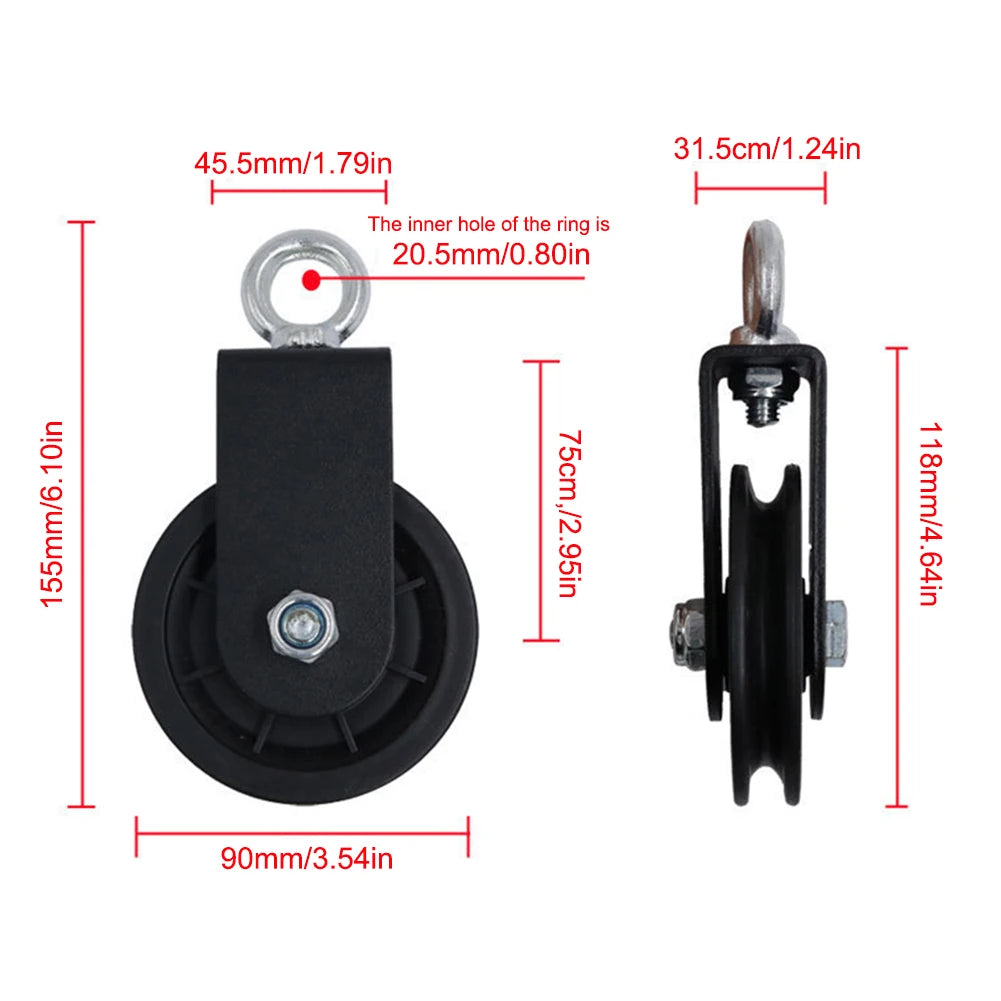 Home Fitness Cable Pulley System – DIY Gym Attachment