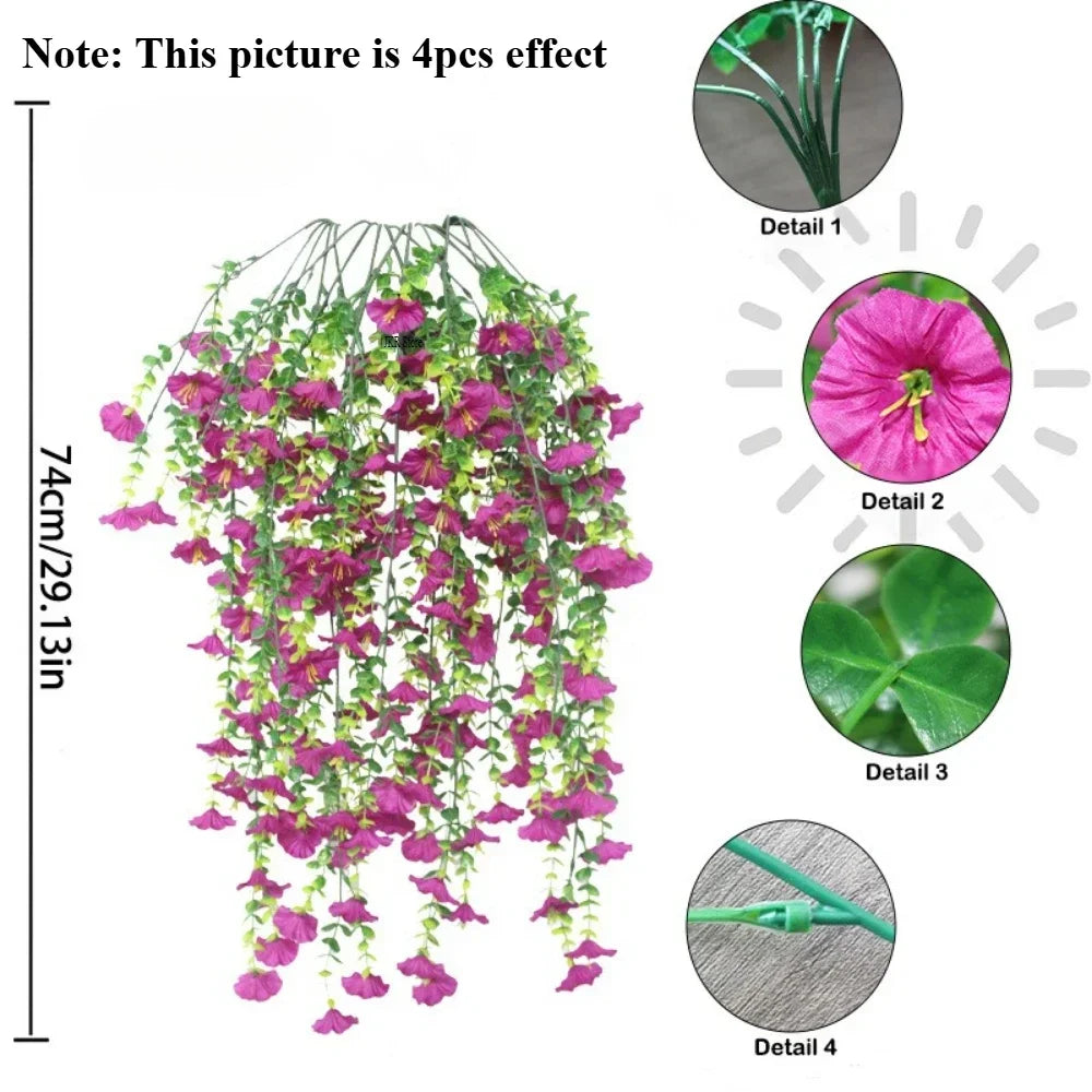 Artificial Hanging Flowers – UV-Resistant Room & Wedding Décor