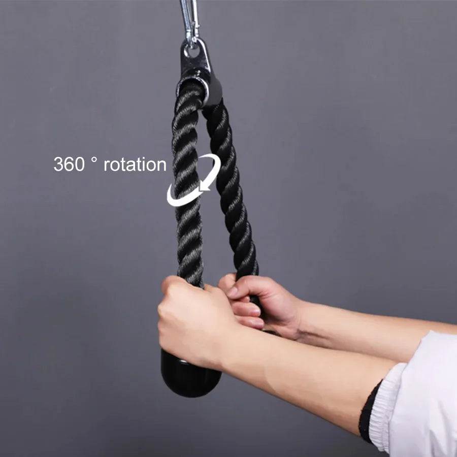 Triceps & Face Pull Rope – Gym Cable Attachment for Strength Training